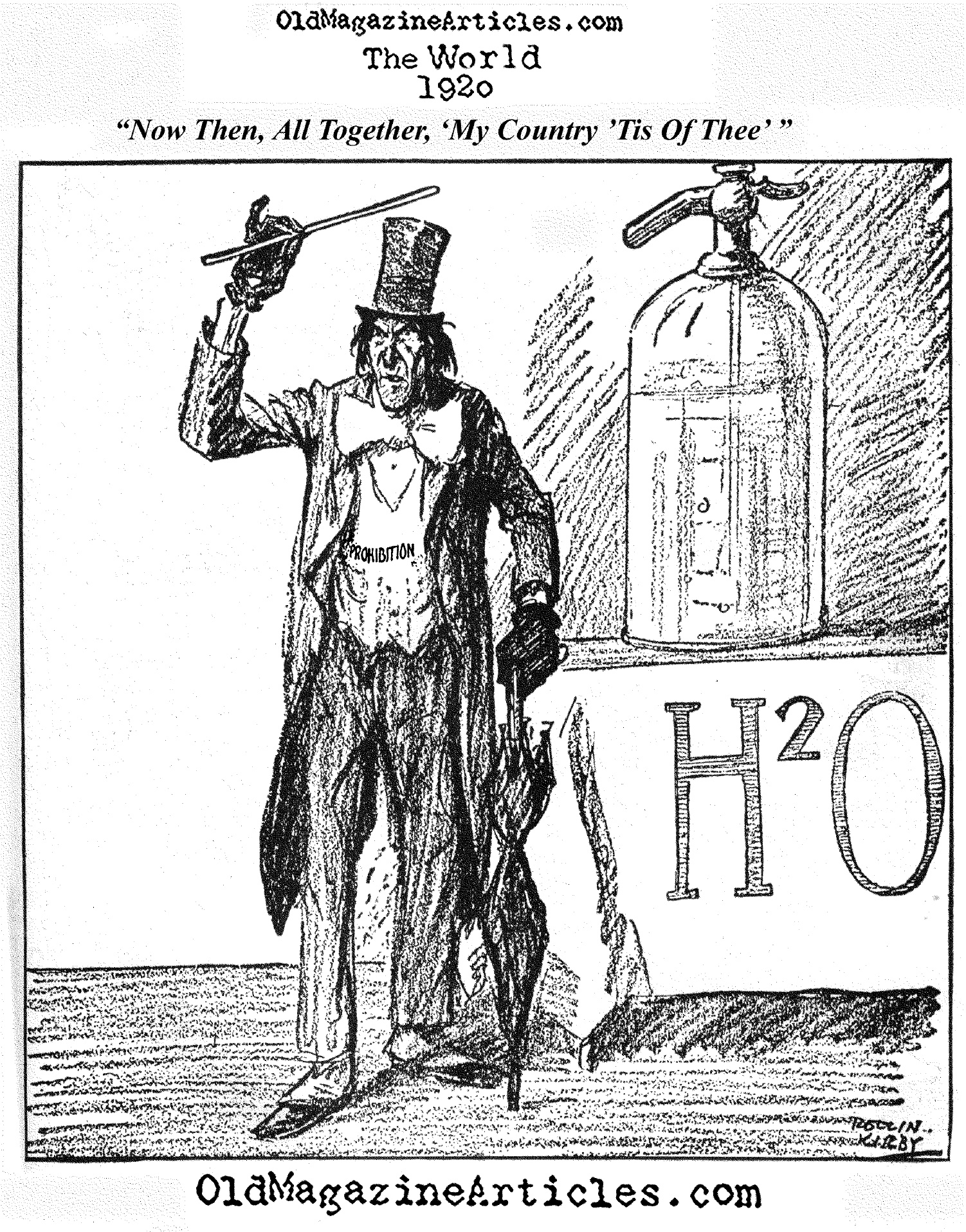 Get Used to Drinking Water (The New York World, 1920)